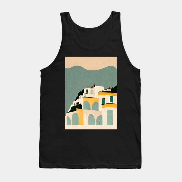 Positano Italia Tank Top by deificusArt